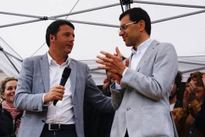 Matteo Renzi e Andrea Cereser