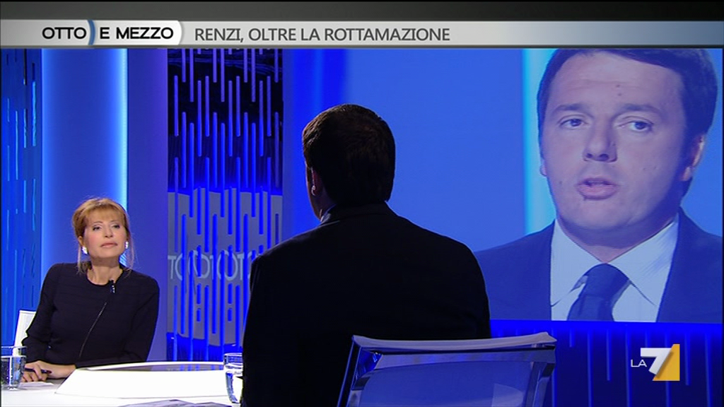Matteo Renzi intervistato da Lilli Gruber cita San Donà come buon esempio nelle Amministrative 2013