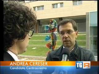 Andrea Cereser al TGR del 28 maggio 2013 commenta la vittoria al primo turno