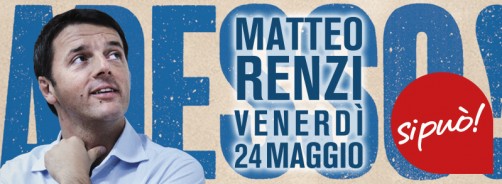 Festa di chiusura della campagna elettorale: Matteo Renzi a San Donà