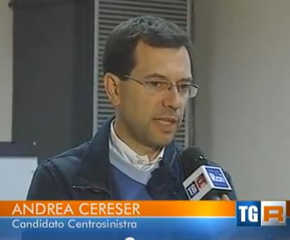 TGR delle ore 19.30: Andrea Cereser in testa nelle elezioni amministrative